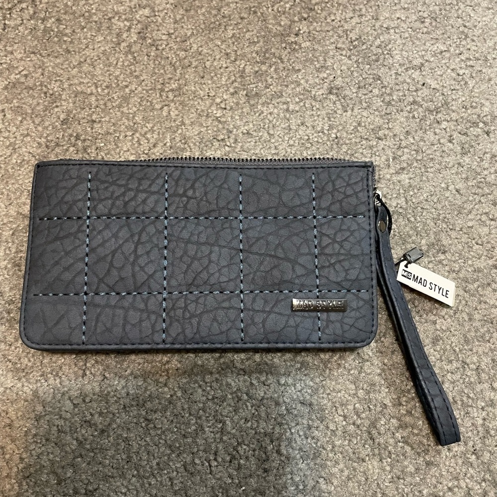 Mad Style Black Wristlet Wallet